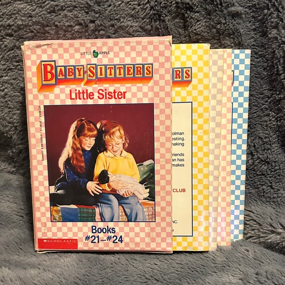 The Babysitters Club Other - Vintage The Babysitters Club Spin-Off Little Sister Book Set 21-24 Ann M Martin